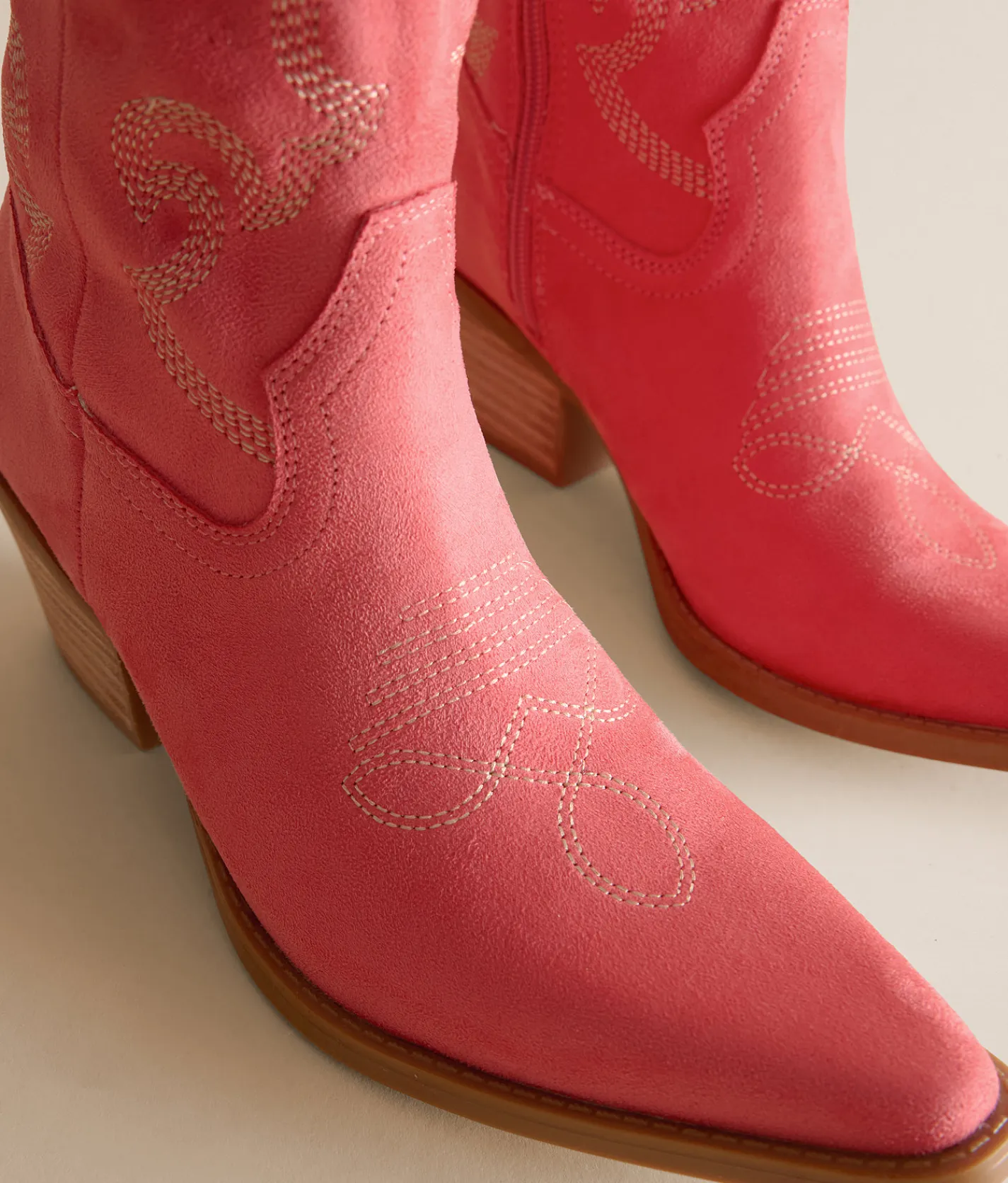 Shoes | Mi.iM Faye Western Boot Pink