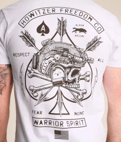 Howitzer Fear None T-Shirt White New