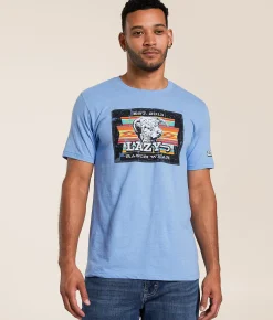 Graphic T-Shirts | Lazy J Ranch Wear Feedyard T-Shirt Light Blue