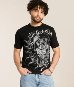 Sullen Fem Pray T-Shirt Jet Black