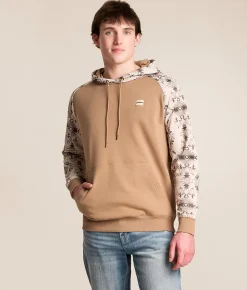 Hooey Fender Hooded Sweatshirt Tan Aztec Hot