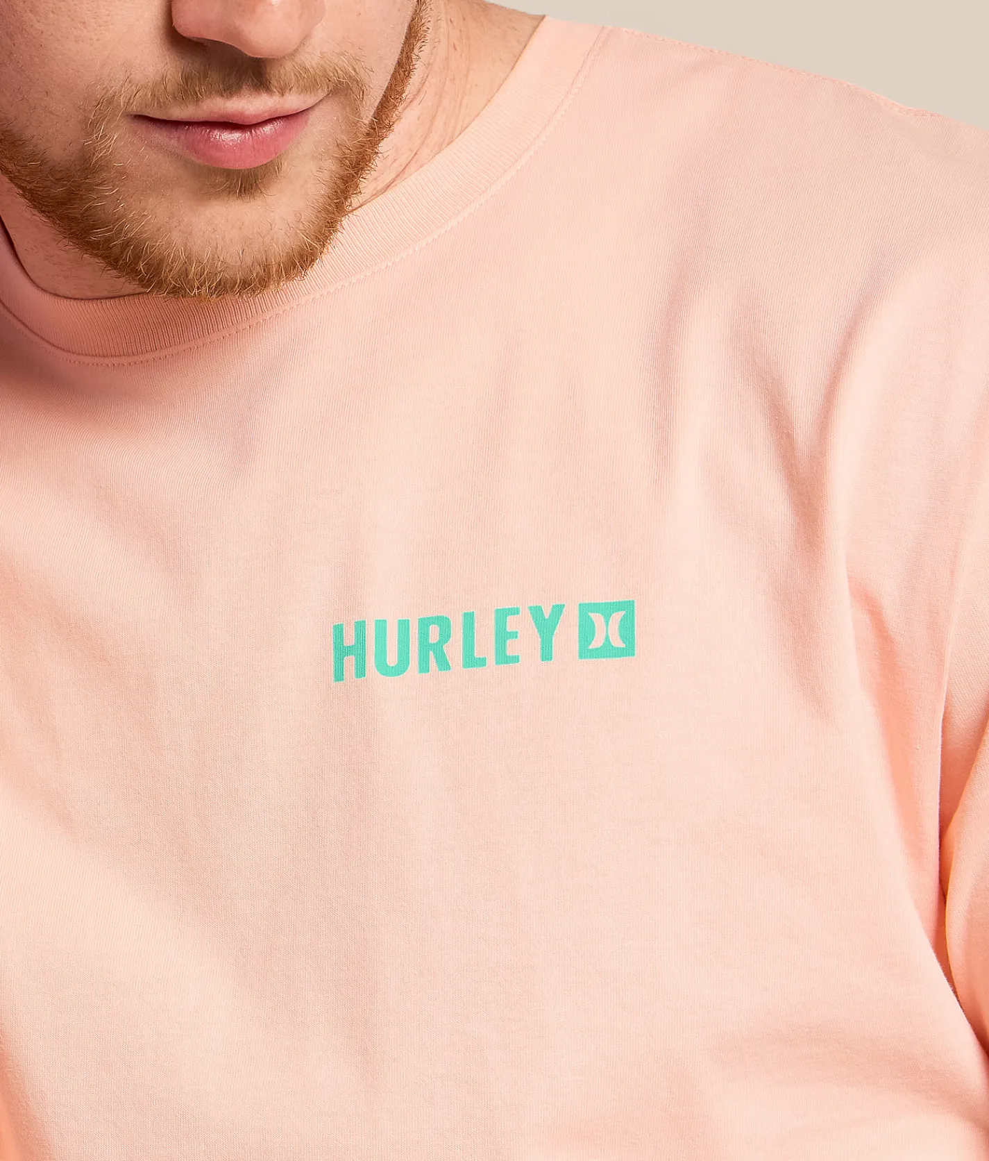 Hurley Fern Gradient T-Shirt Candy Pink Outlet