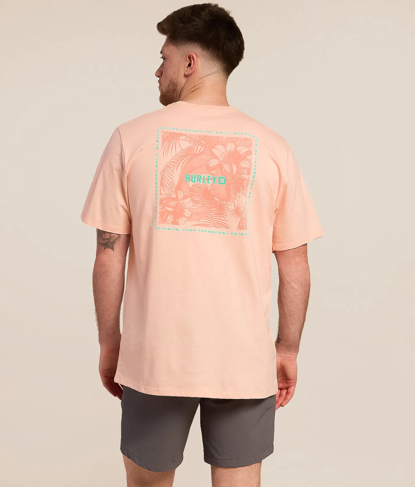 Hurley Fern Gradient T-Shirt Candy Pink Outlet