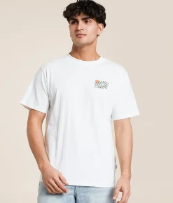 Rhythm Fern Vintage T-Shirt Vintage White Hot