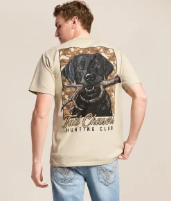Tail Chasers Club Fetch T-Shirt Brazilian Sand Pigment Dy New