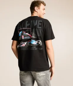 Tops|Graphic T-Shirts | Alpine F1 Grid Order T-Shirt Black