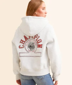 Tops|Activewear | Champion® Field Of Play Hooded Sweatshirt GFS Silver Grey