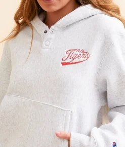 Tops|Activewear | Champion® Field Of Play Hooded Sweatshirt GFS Silver Grey