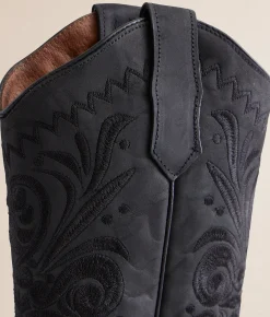 Shoes | Circle G by Corral Filigree Leather Western Boot LD Black