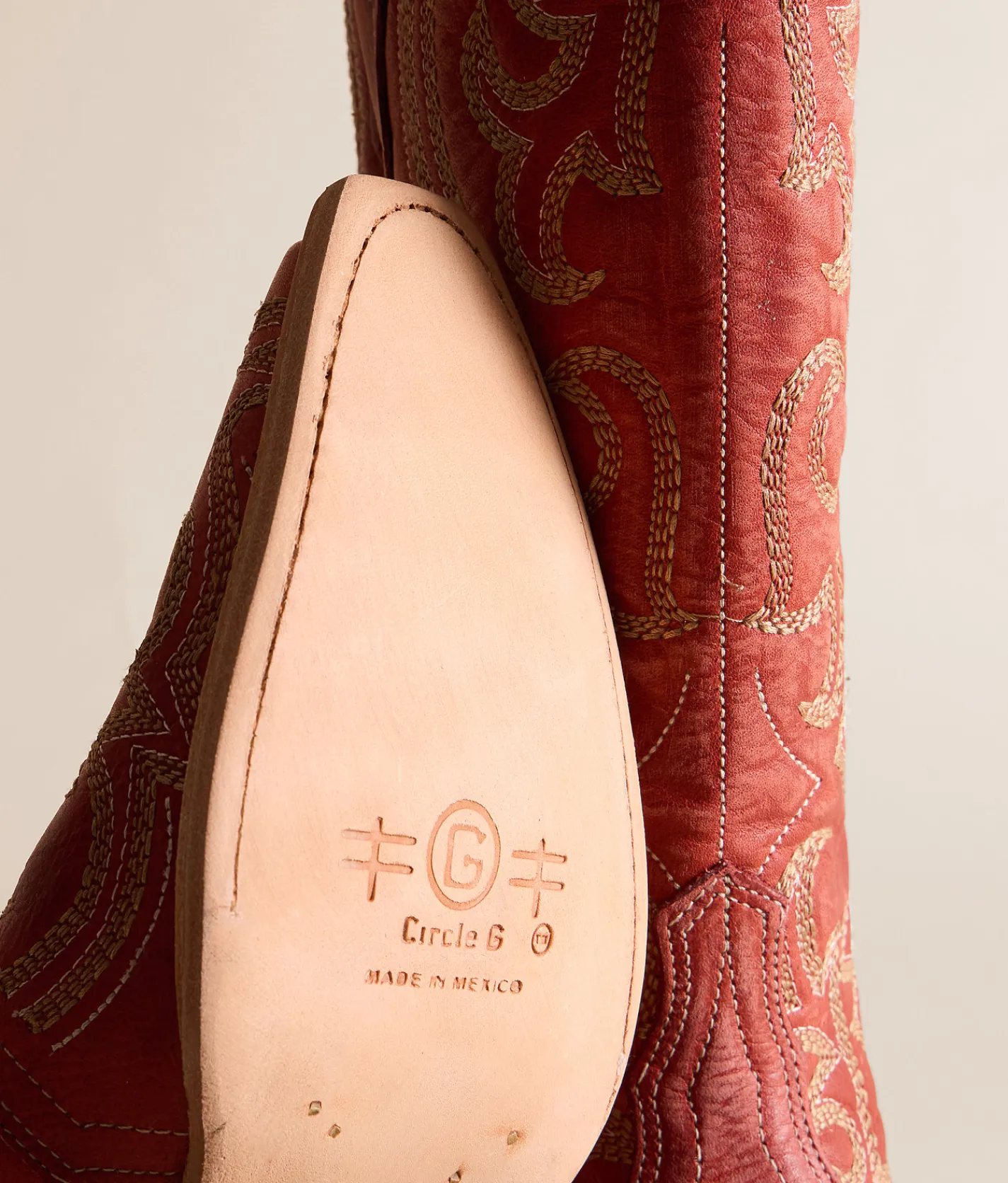 Shoes | Circle G by Corral Filigree Leather Western Boot Red