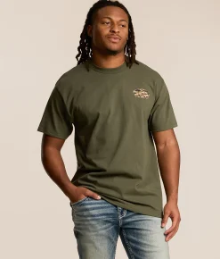 Salty Crew Filler T-Shirt Surplus Green Best