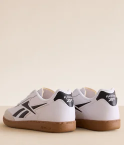 Activewear|Shoes | Reebok® Finale Leather Sneaker White Black Barely Grey