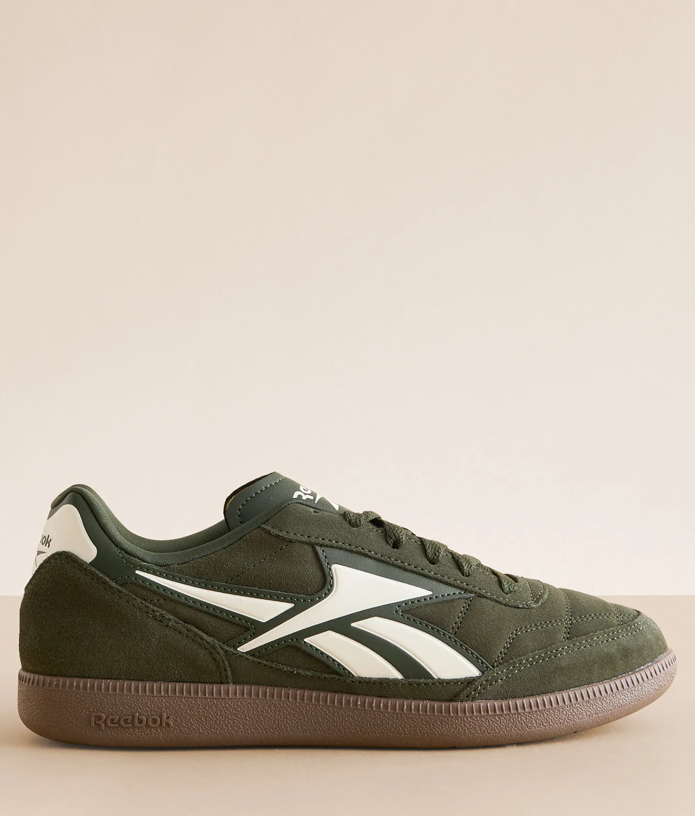 Reebok® Finale Leather Sneaker Green Chalk Gum Hot