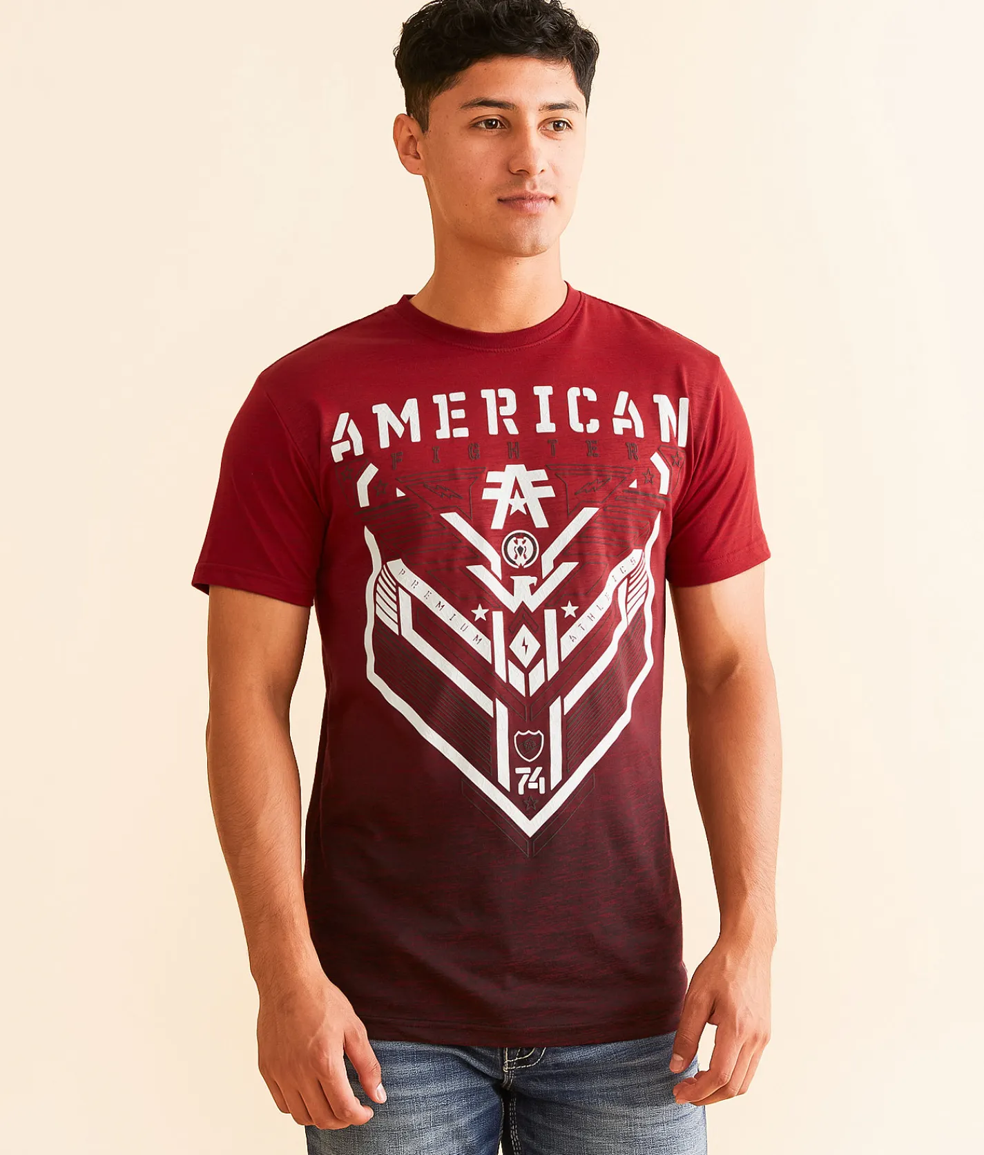American Fighter Finley T-Shirt Scooter Rhubarb Discount