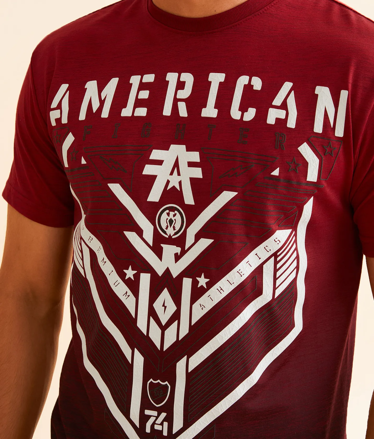 American Fighter Finley T-Shirt Scooter Rhubarb Discount