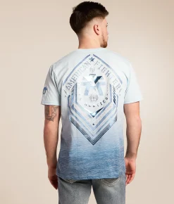 Tops|Graphic T-Shirts | American Fighter Finley T-Shirt Ice Melt Nantucket Breeze