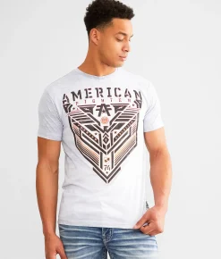 American Fighter Finley T-Shirt White Multi Discount