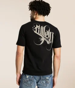 Graphic T-Shirts | Sullen Fire Starter T-Shirt Jet Black