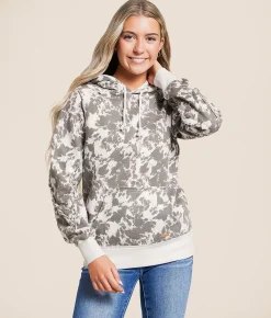 Tops | Hooey Fishtail Print Hooded Sweatshirt Cow