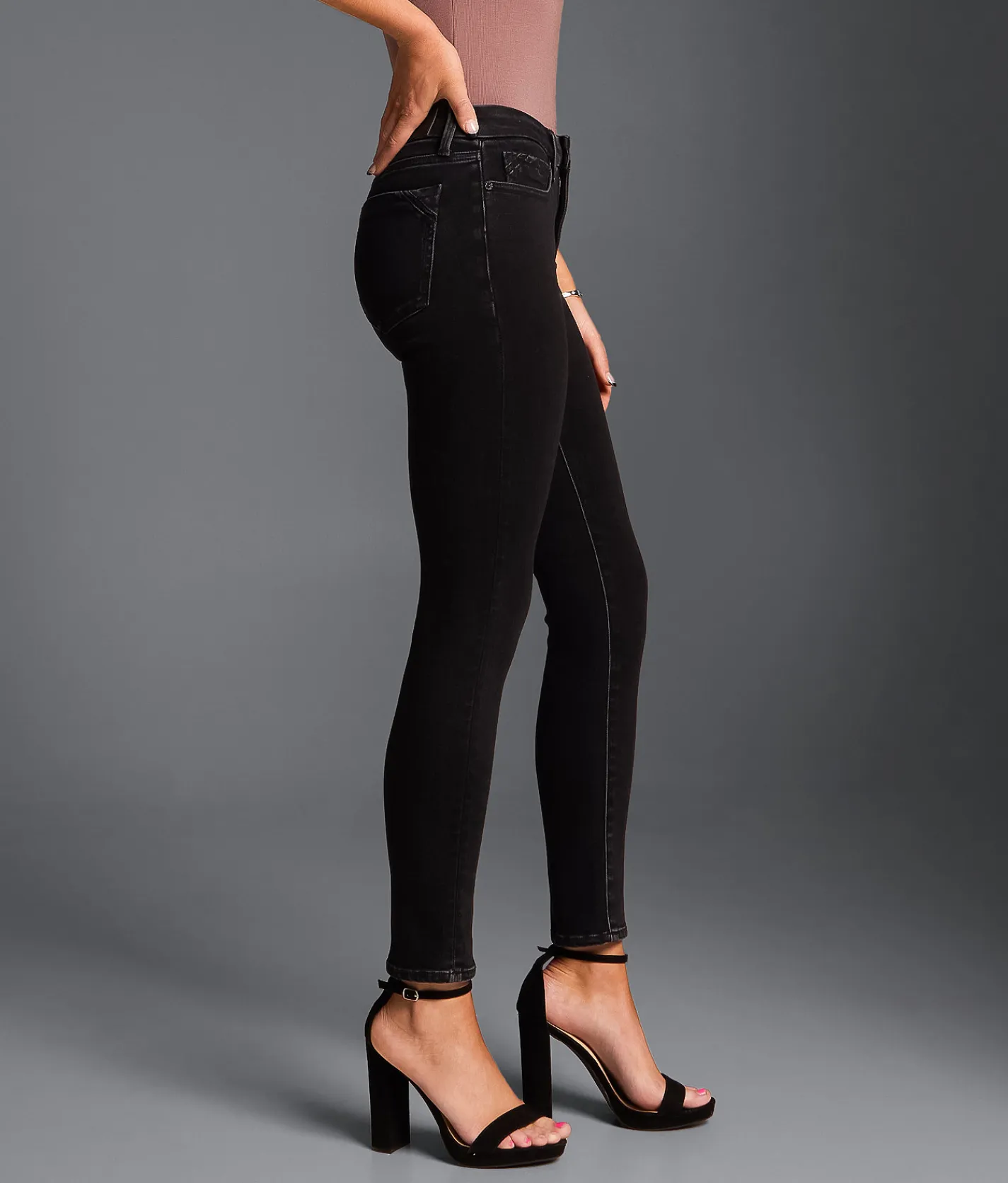 Buckle Black Fit No. 53 Ankle Skinny Stretch Jean Black Best