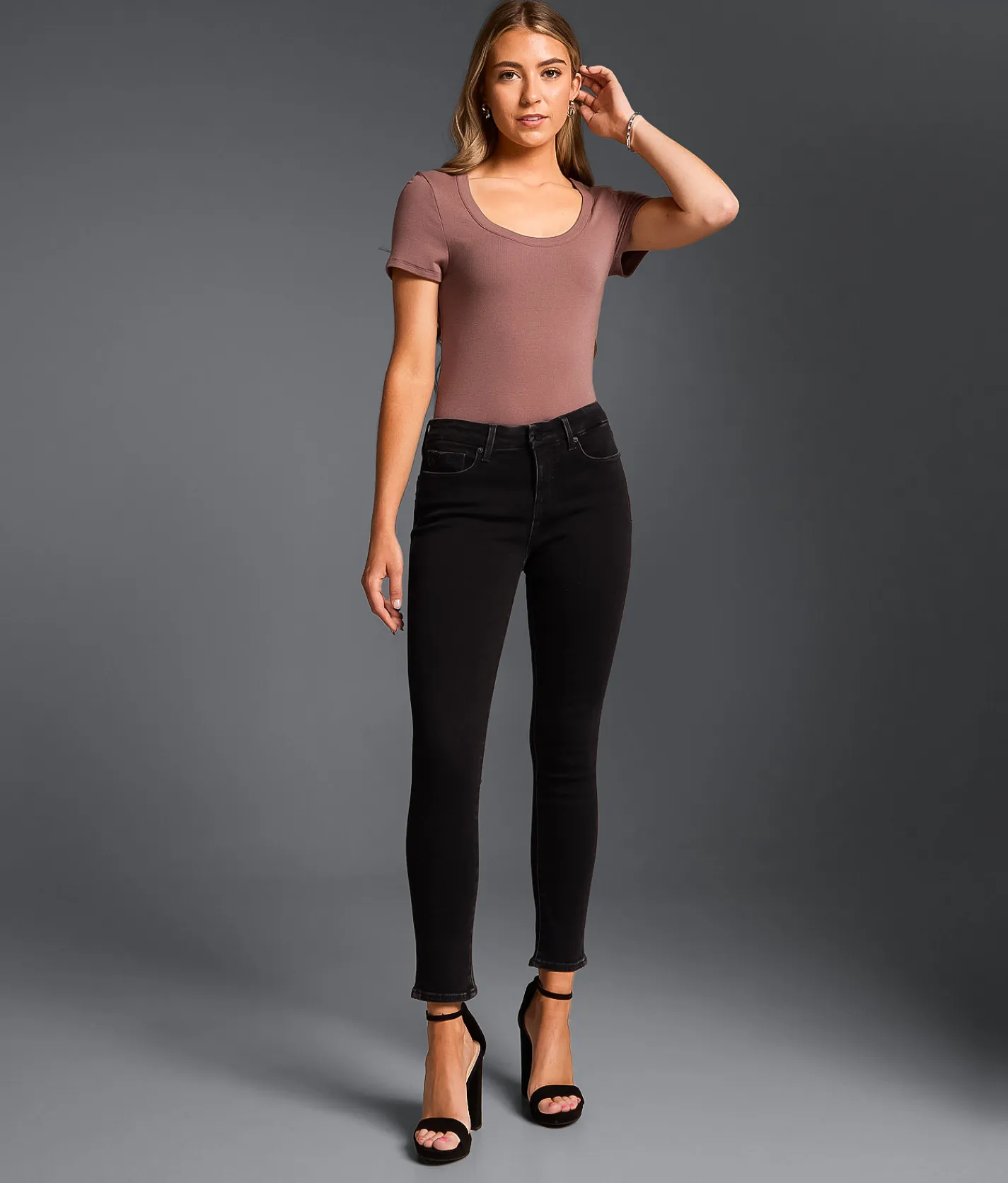 Buckle Black Fit No. 53 Ankle Skinny Stretch Jean Black Best