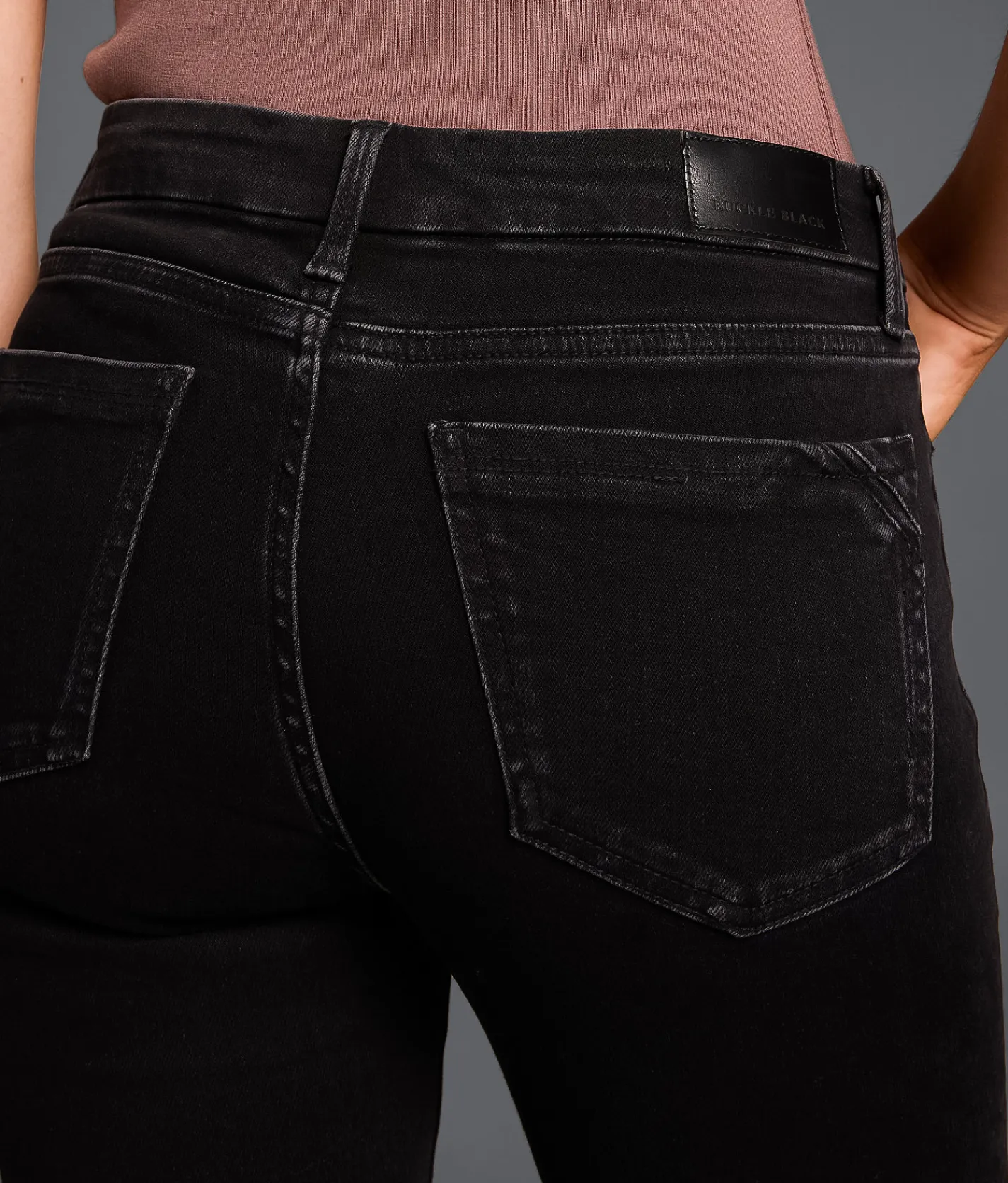 Buckle Black Fit No. 53 Ankle Skinny Stretch Jean Black Best
