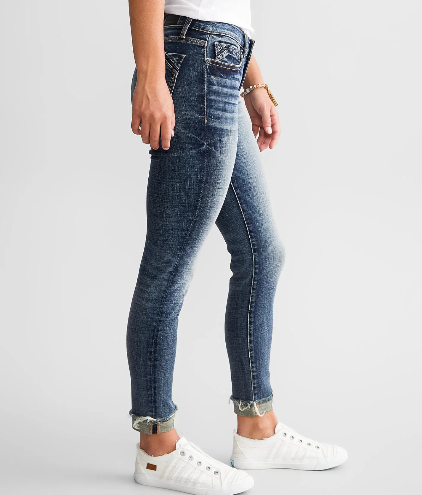 Jeans|Bottoms | Buckle Black Fit No. 53 Ankle Skinny Stretch Jean Cameron Pass 3