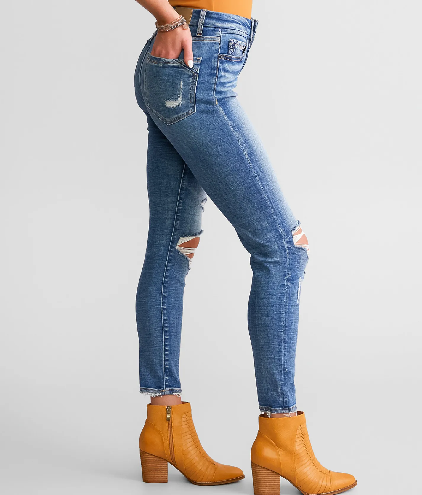 Buckle Black Fit No. 35 Ankle Skinny Stretch Jean Bisbee 4 Discount