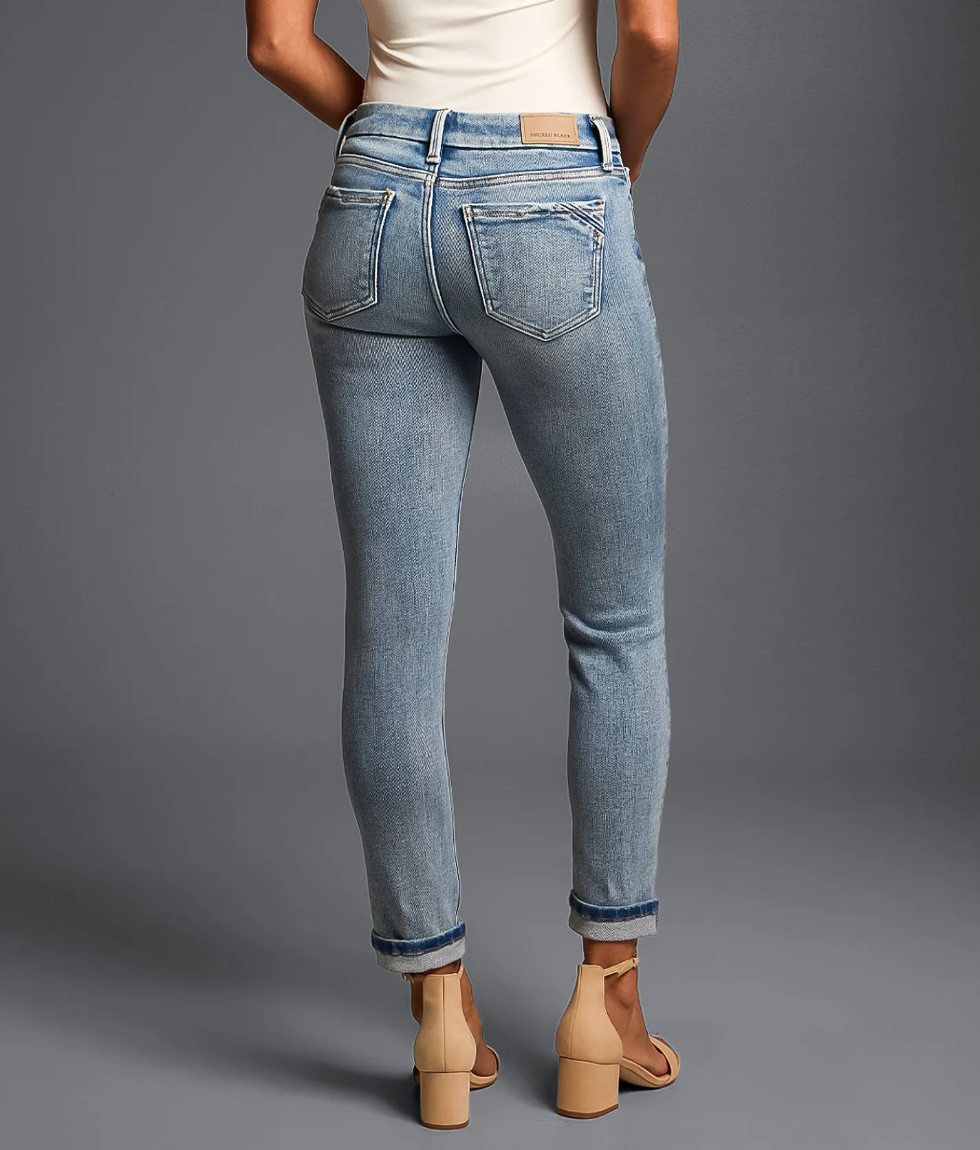 Bottoms | Buckle Black Fit No. 53 Ankle Skinny Stretch Jean Huffman 2