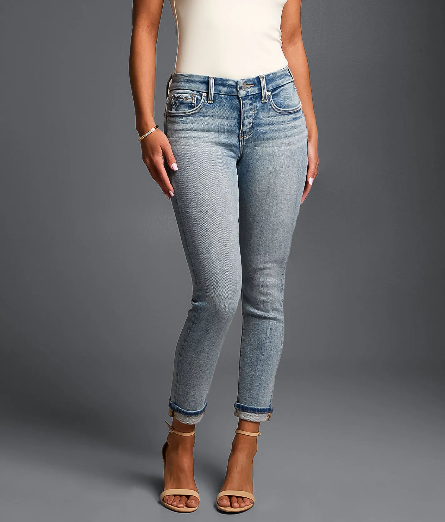 Bottoms | Buckle Black Fit No. 53 Ankle Skinny Stretch Jean Huffman 2