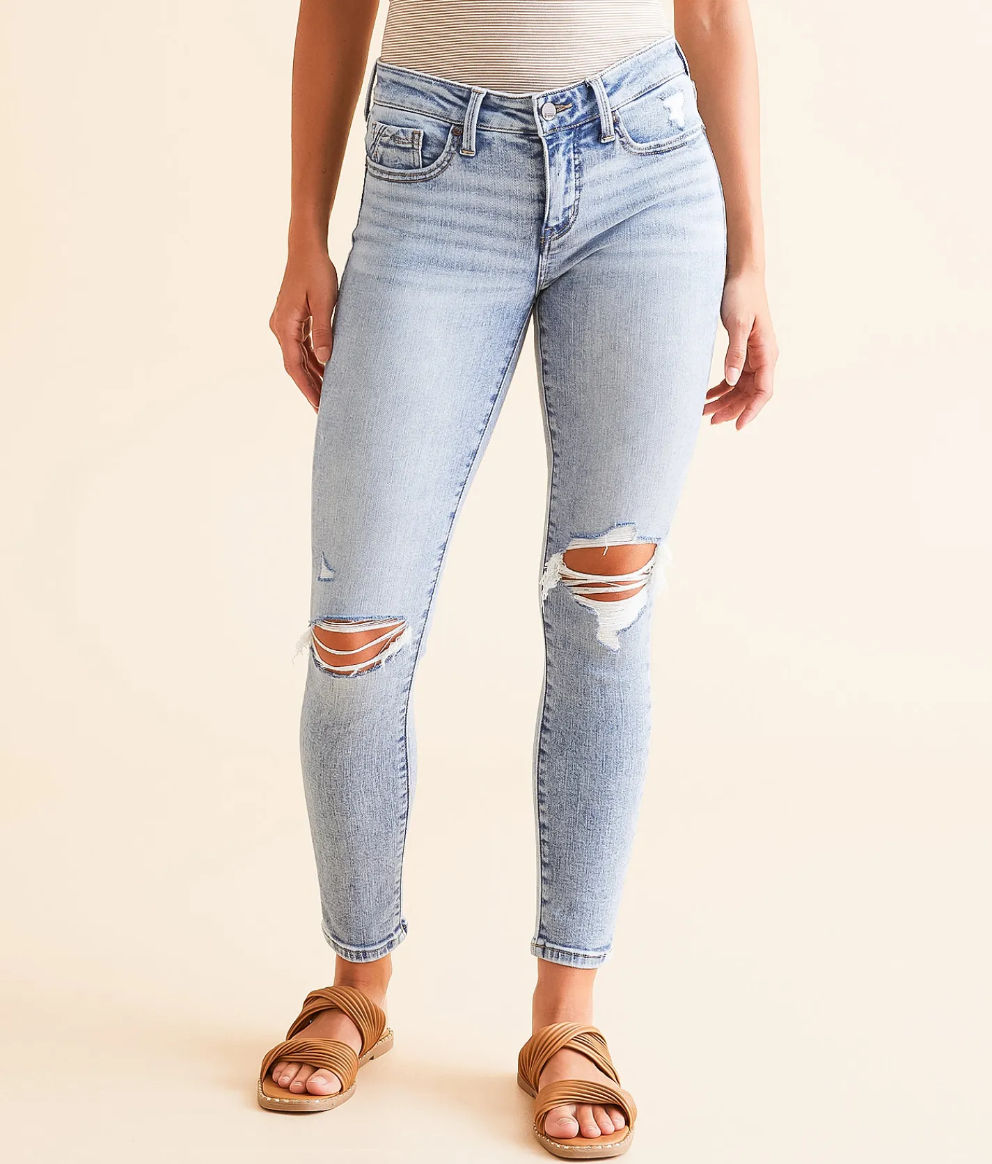 Bottoms | Buckle Black Fit No. 53 Ankle Skinny Stretch Jean Del Norte 3