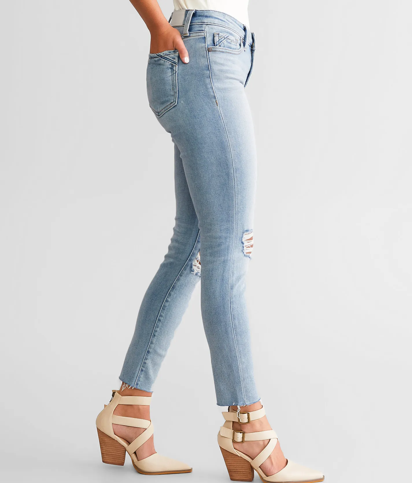 Buckle Black Fit No. 53 Ankle Skinny Stretch Jean Lagos Hot