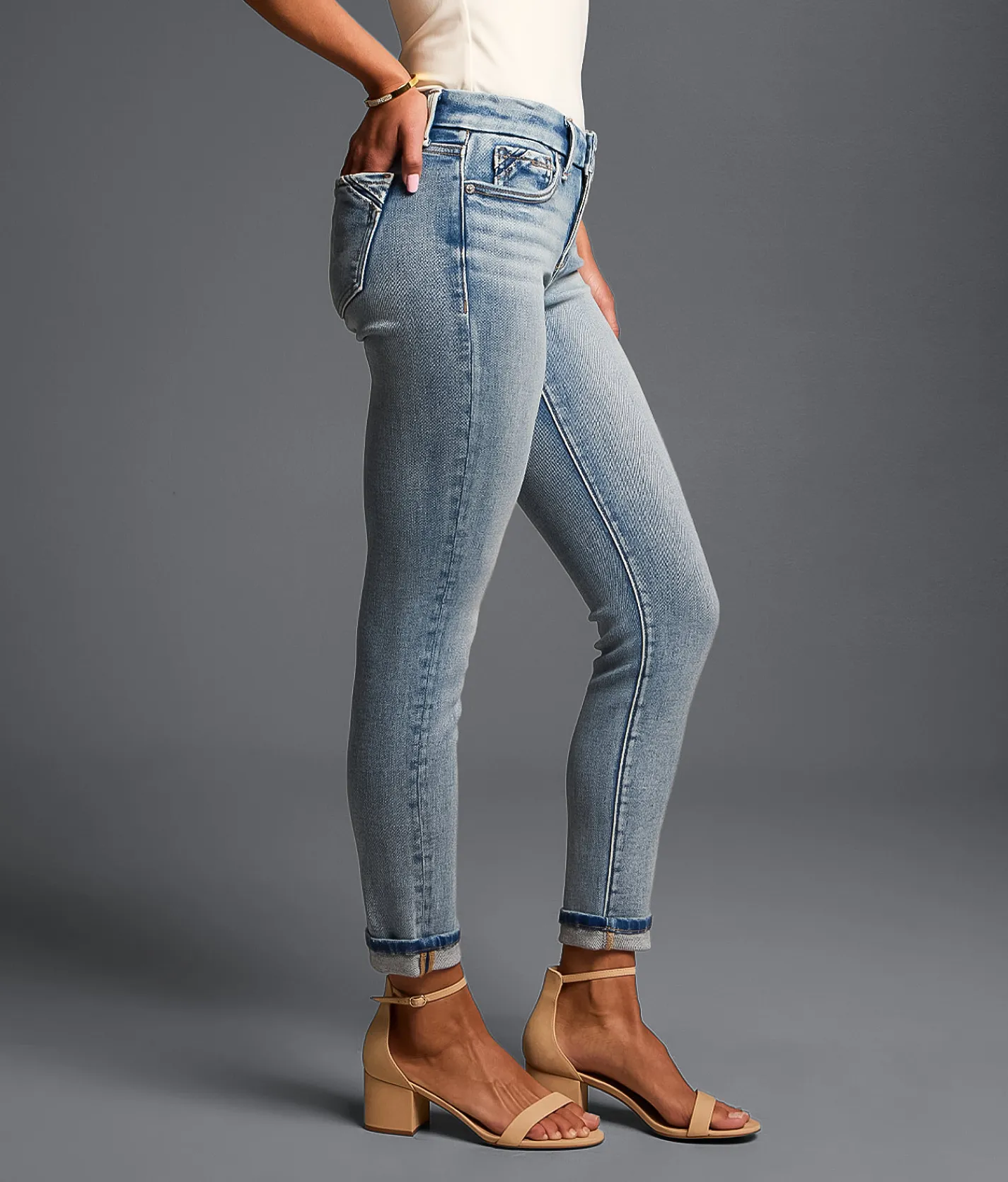 Buckle Black Fit No. 53 Ankle Skinny Stretch Jean Huffman 2 Hot