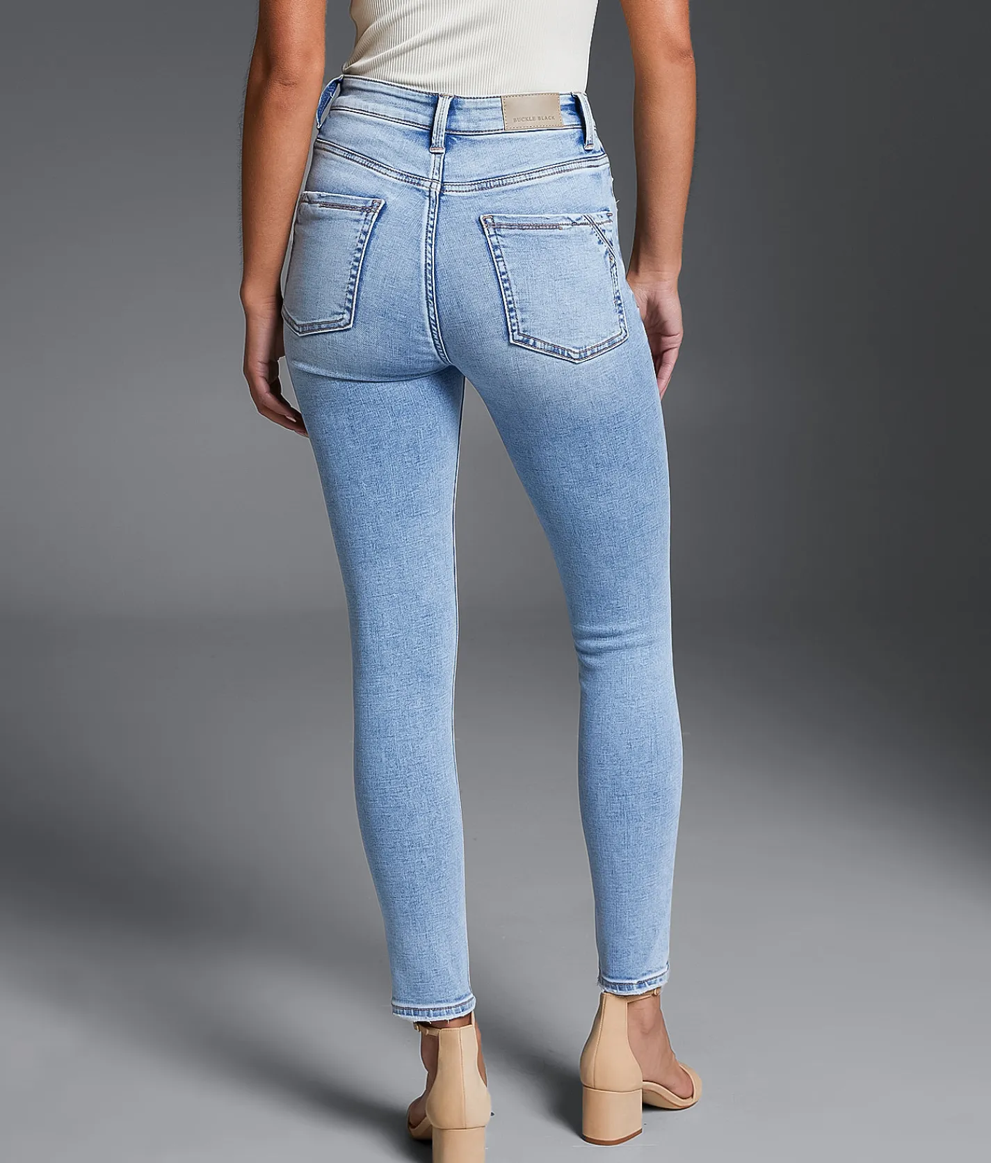 Buckle Black Fit No. 35 Ankle Skinny Stretch Jean Hammock Sale