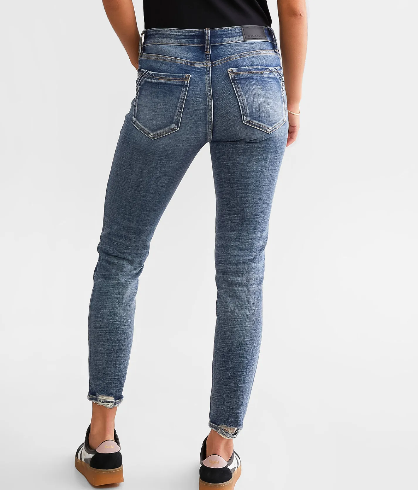 Buckle Black Fit No. 53 Ankle Skinny Stretch Jean Salta New