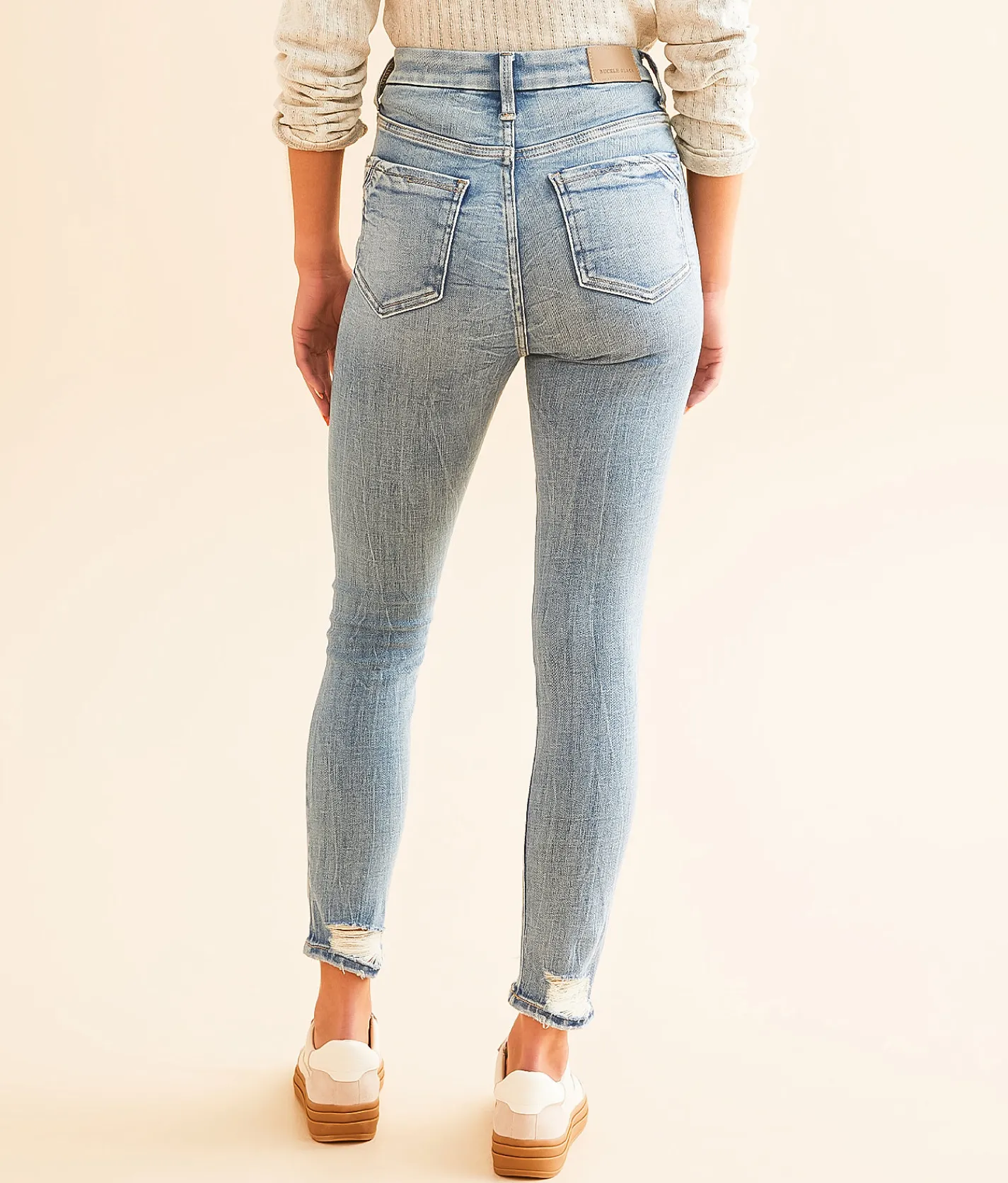 Buckle Black Fit No. 75 Ankle Skinny Stretch Jean Bartlet New