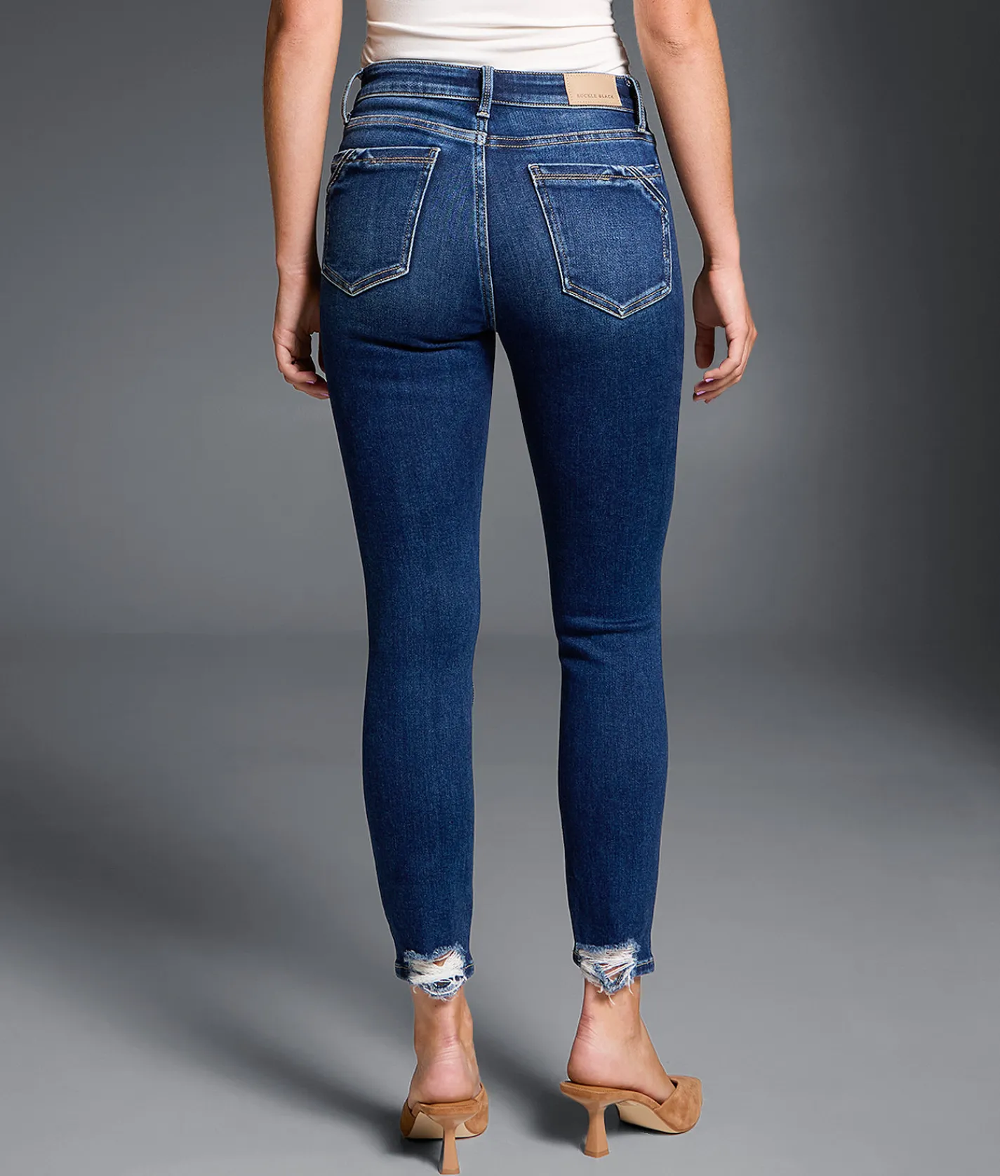 Buckle Black Fit No. 53 Ankle Skinny Stretch Jean Alexa 5 Online
