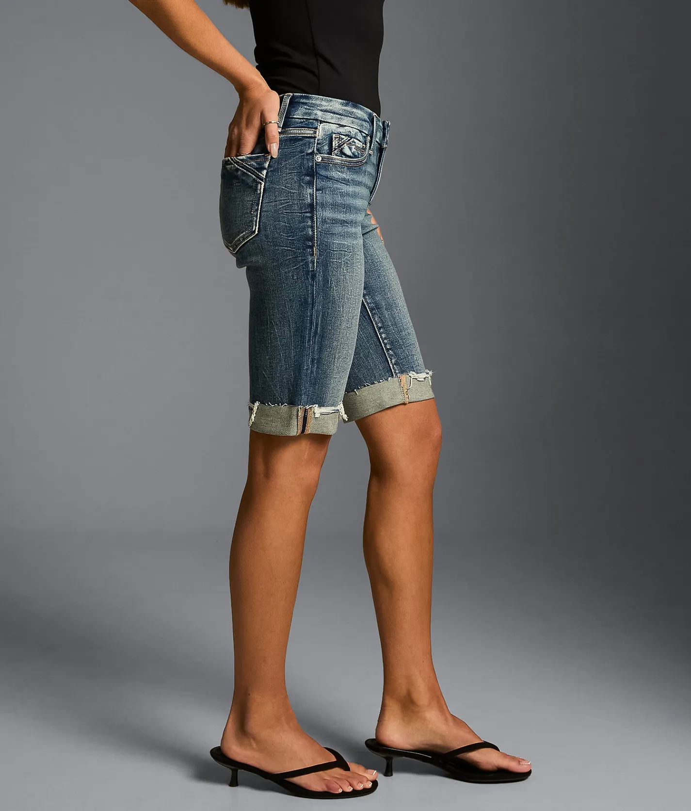Buckle Black Fit No. 53 Bermuda Stretch Cuffed Short Eureka Springs 11 Sale