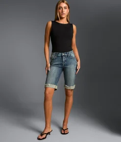 Buckle Black Fit No. 53 Bermuda Stretch Cuffed Short Eureka Springs 11 Sale