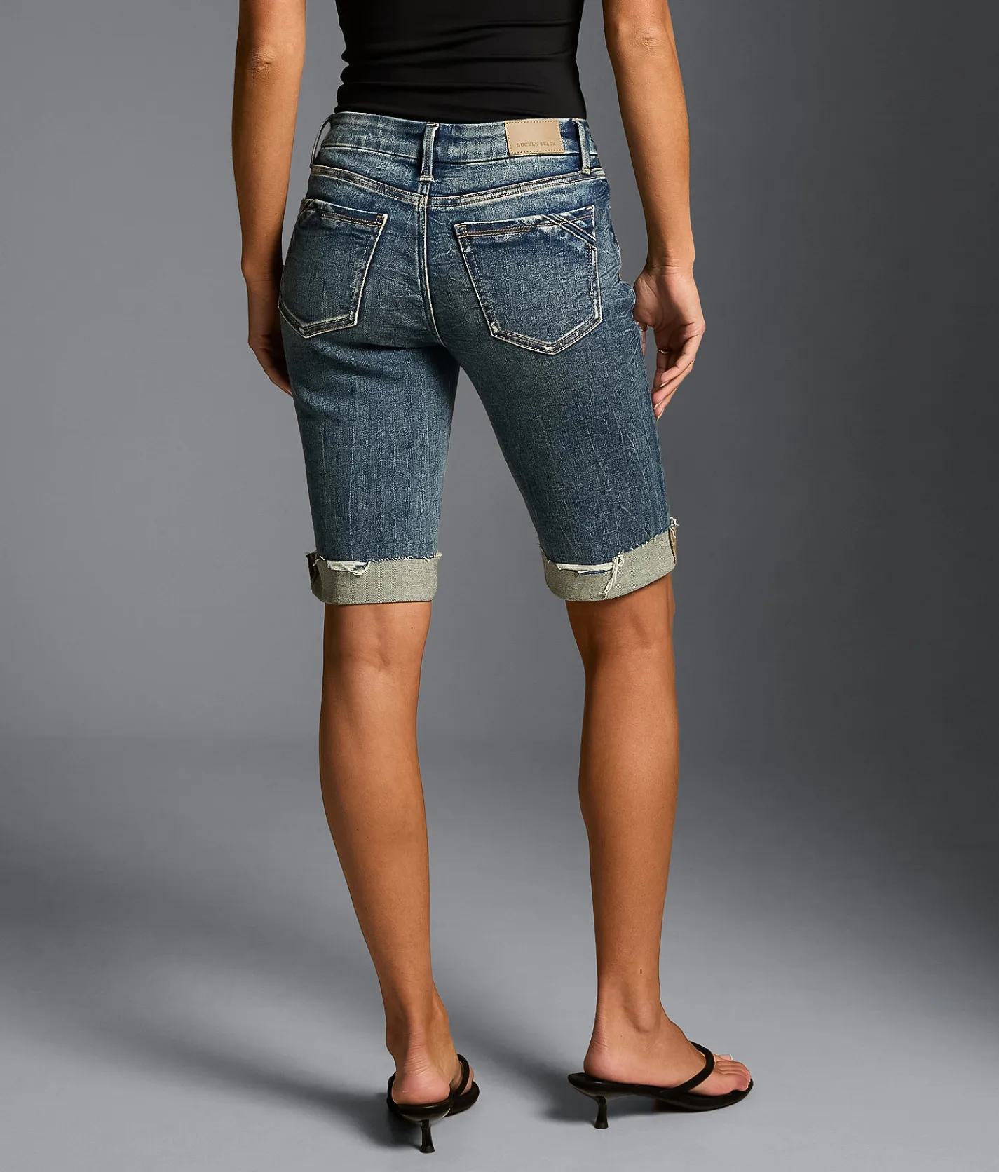 Buckle Black Fit No. 53 Bermuda Stretch Cuffed Short Eureka Springs 11 Sale
