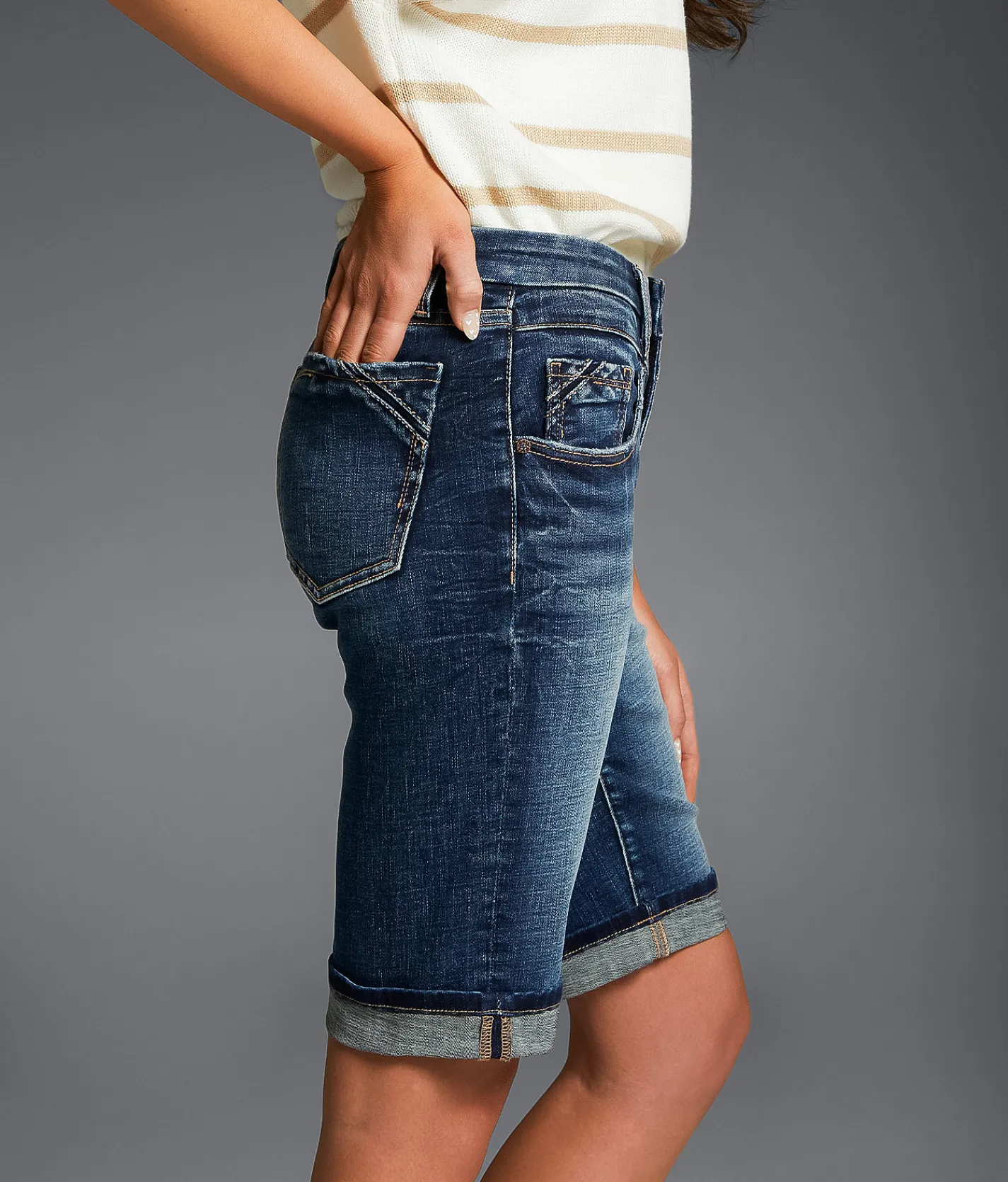 Buckle Black Fit No. 53 Bermuda Stretch Cuffed Short Zanesville 3 Best