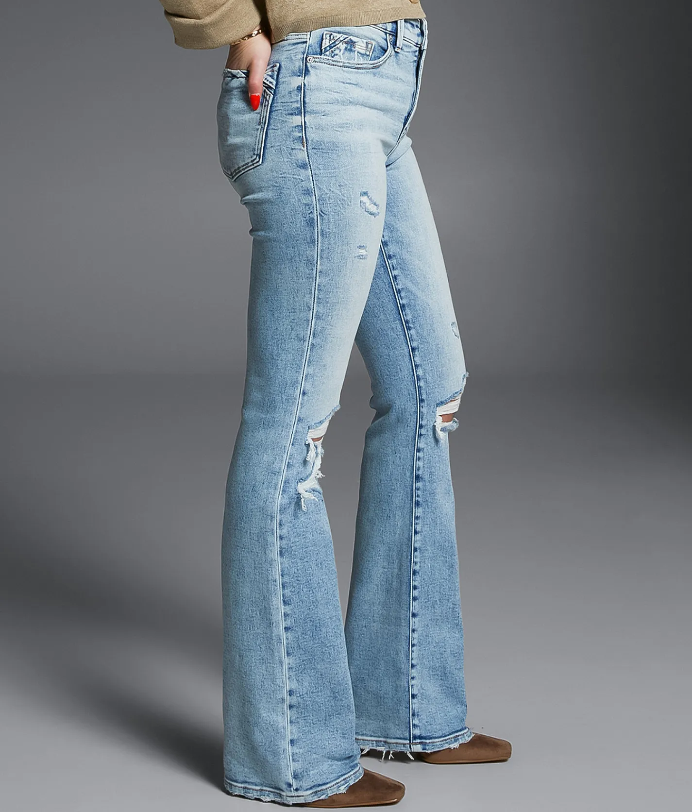Jeans|Bottoms | Buckle Black Fit No. 75 Boot Stretch Jean Knoll 3