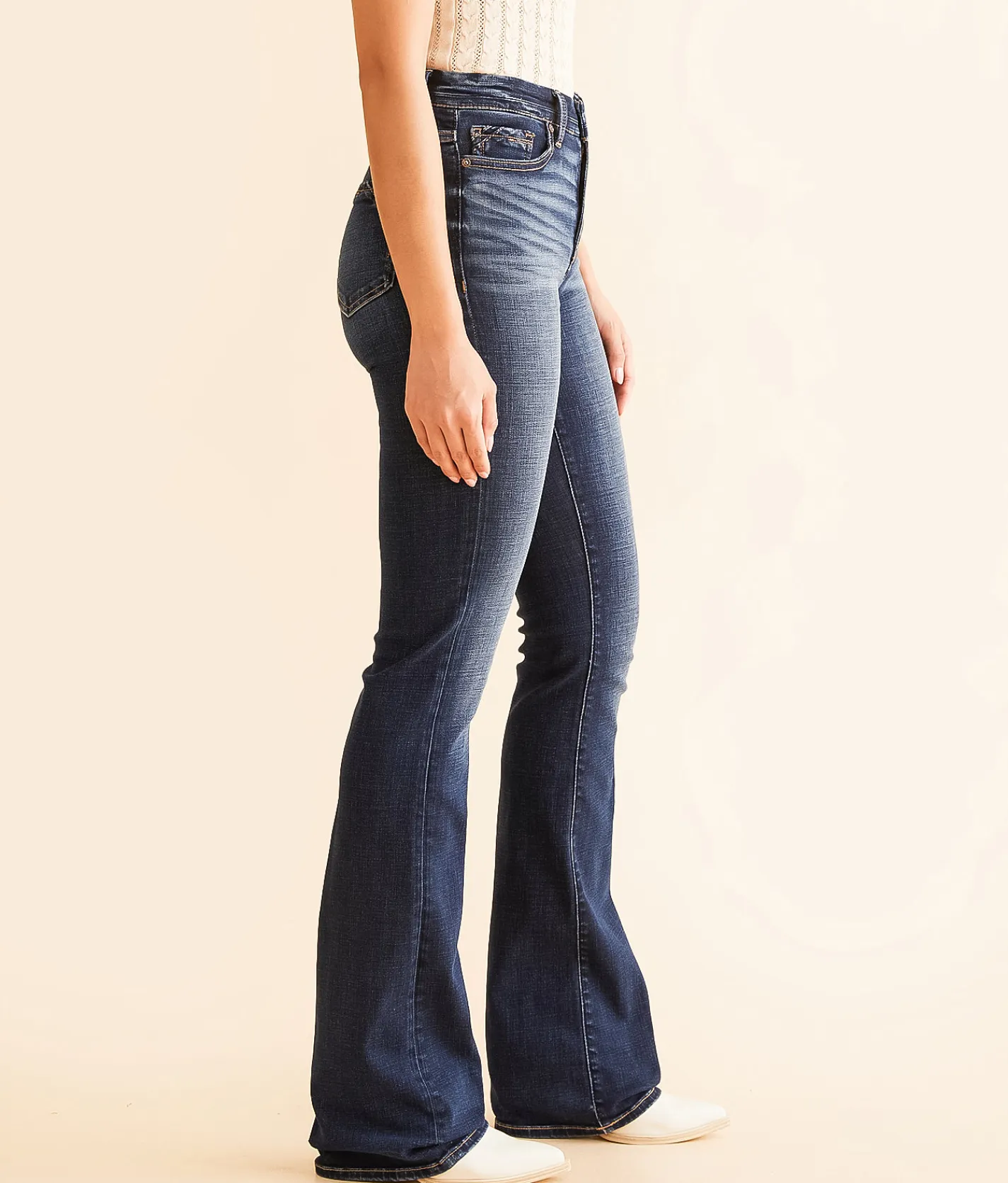 Buckle Black Fit No. 75 Boot Stretch Jean Inez Best