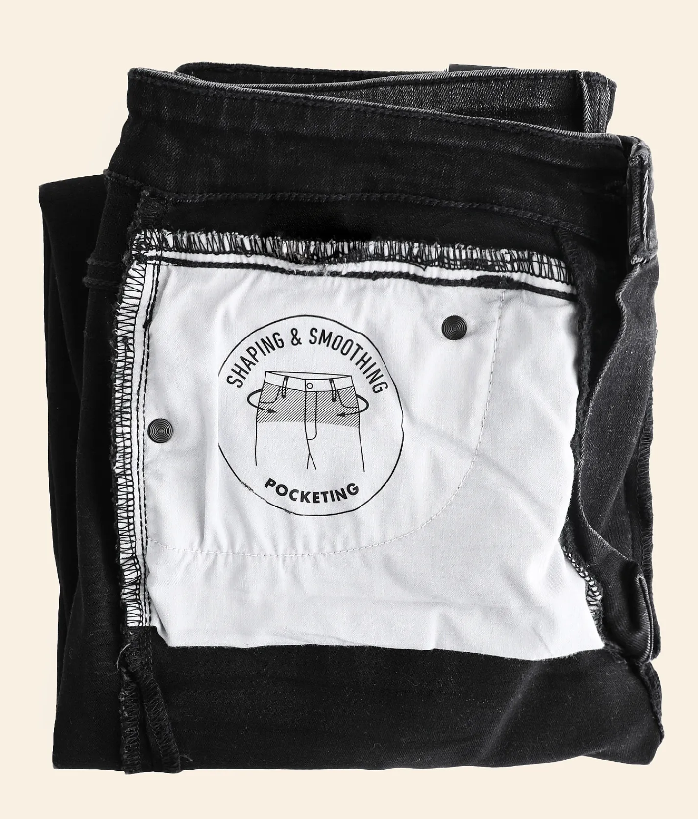 Buckle Black Fit No. 75 Boot Stretch Jean Inez Best
