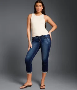 Jeans|Jeans | Buckle Black Fit No. 53 Capri Stretch Cuffed Jean Janwood 5