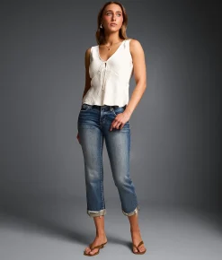 Jeans|Buckle Black Jeans | Buckle Black Fit No. 53 Capri Stretch Cuffed Jean Eureka Springs 9