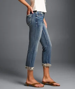 Jeans|Buckle Black Jeans | Buckle Black Fit No. 53 Capri Stretch Cuffed Jean Eureka Springs 9