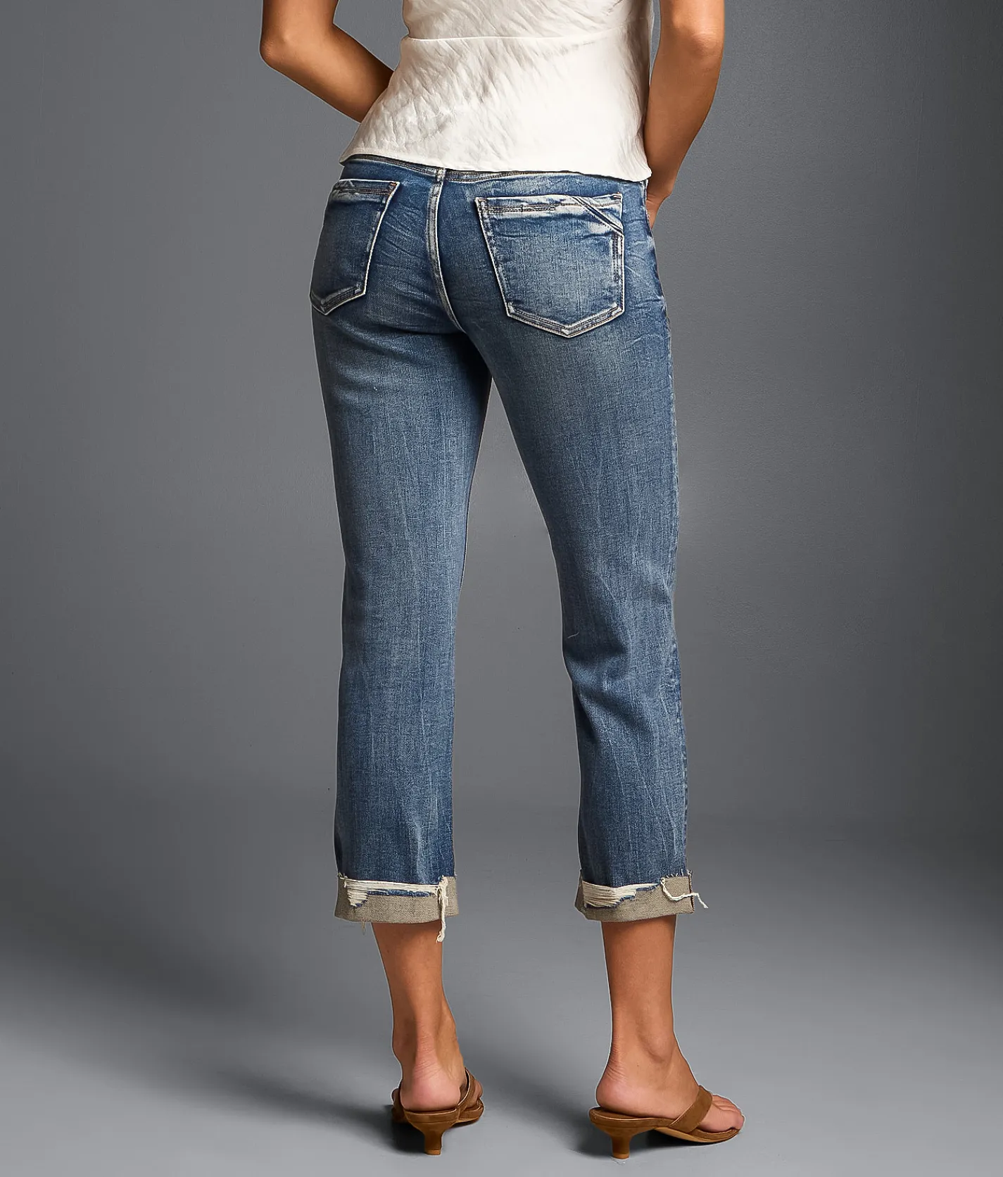 Jeans|Buckle Black Jeans | Buckle Black Fit No. 53 Capri Stretch Cuffed Jean Eureka Springs 9