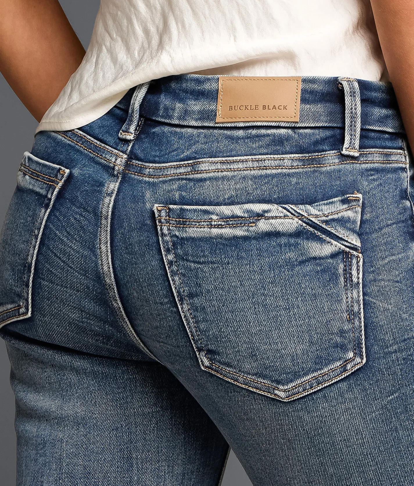 Jeans|Buckle Black Jeans | Buckle Black Fit No. 53 Capri Stretch Cuffed Jean Eureka Springs 9