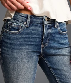 Buckle Black Fit No. 53 Capri Stretch Cuffed Jean Eureka Springs 9